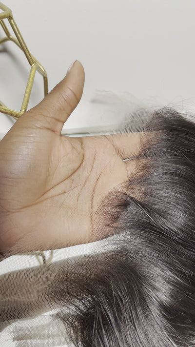 HD Film Lace Raw Indian 13x4 Frontal