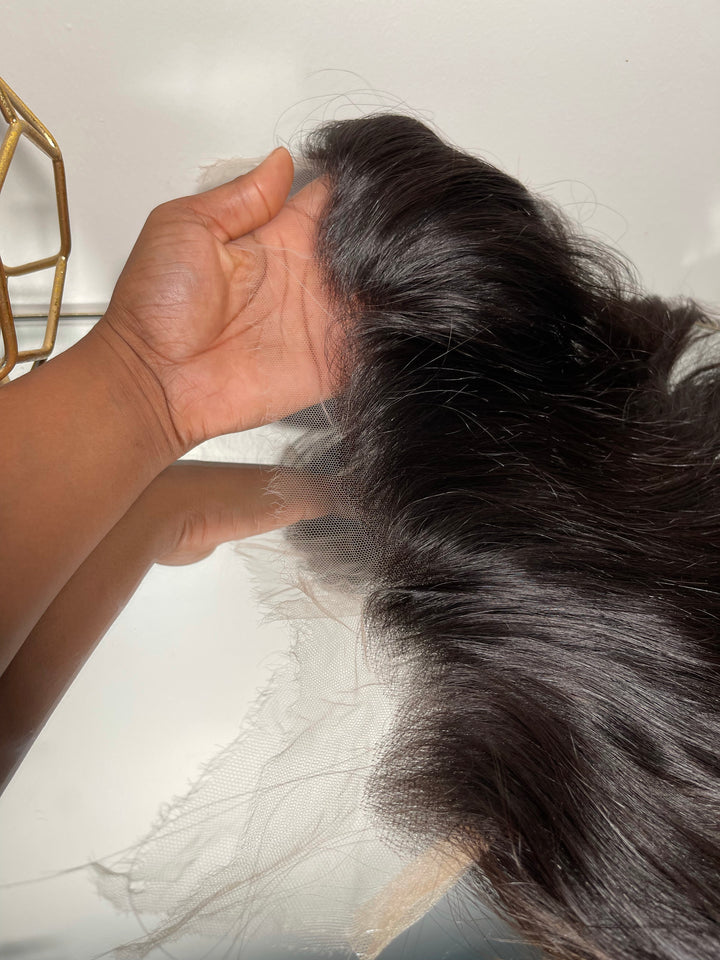 HD Film Lace Raw Indian 13x4 Frontal