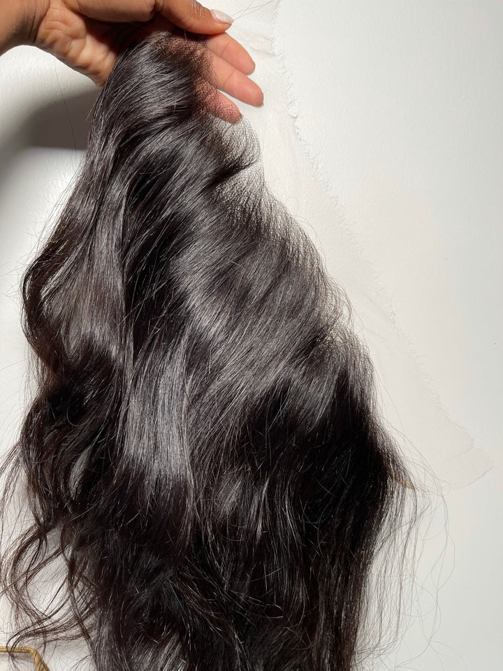 HD Film Lace Raw Indian 13x4 Frontal